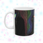 Biker Couple Ceramic Mug — Moto Couple Art (11oz/15oz)
