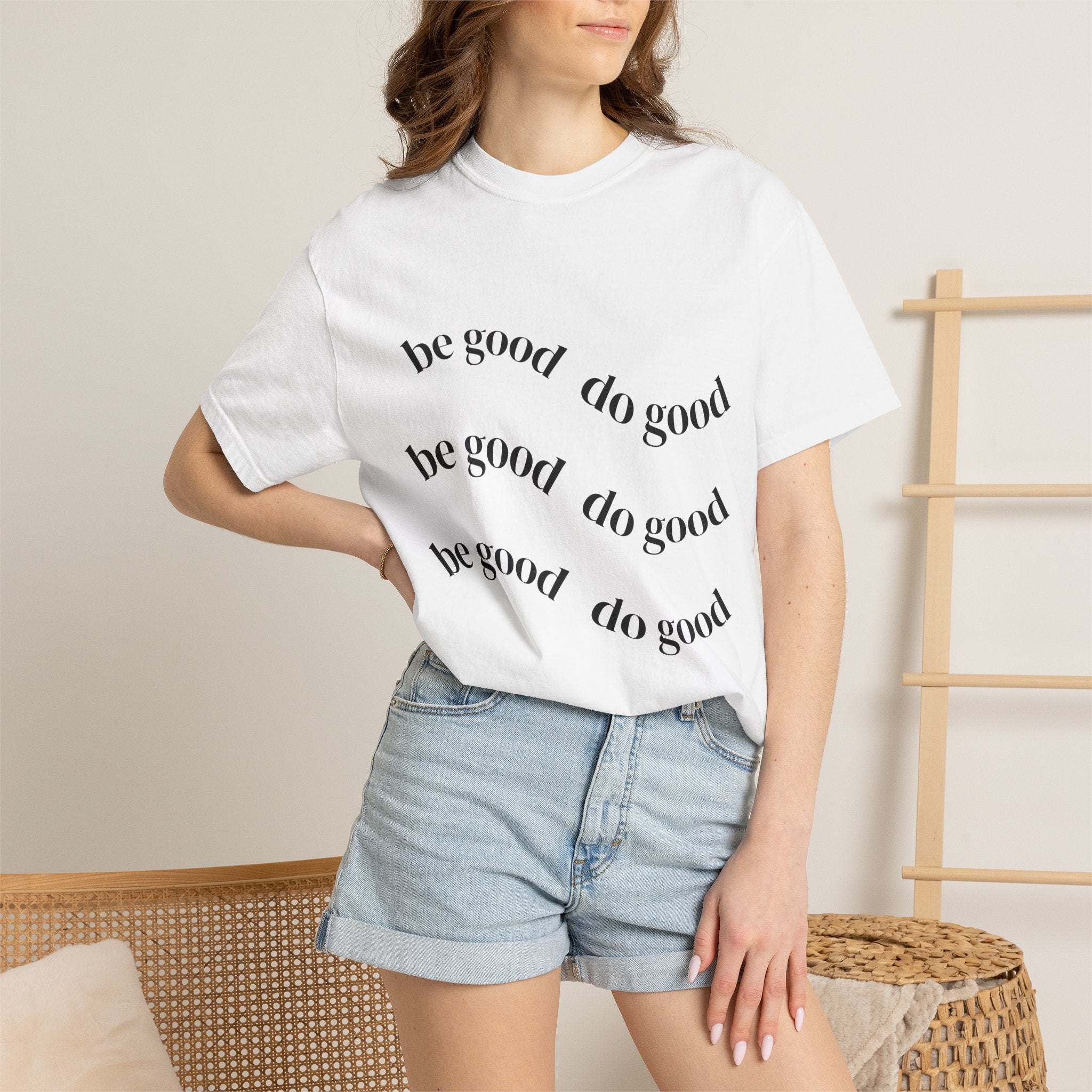 Be Good Do Good Palm Tee — Graphic Palm Tree & Positive Message T-Shirt