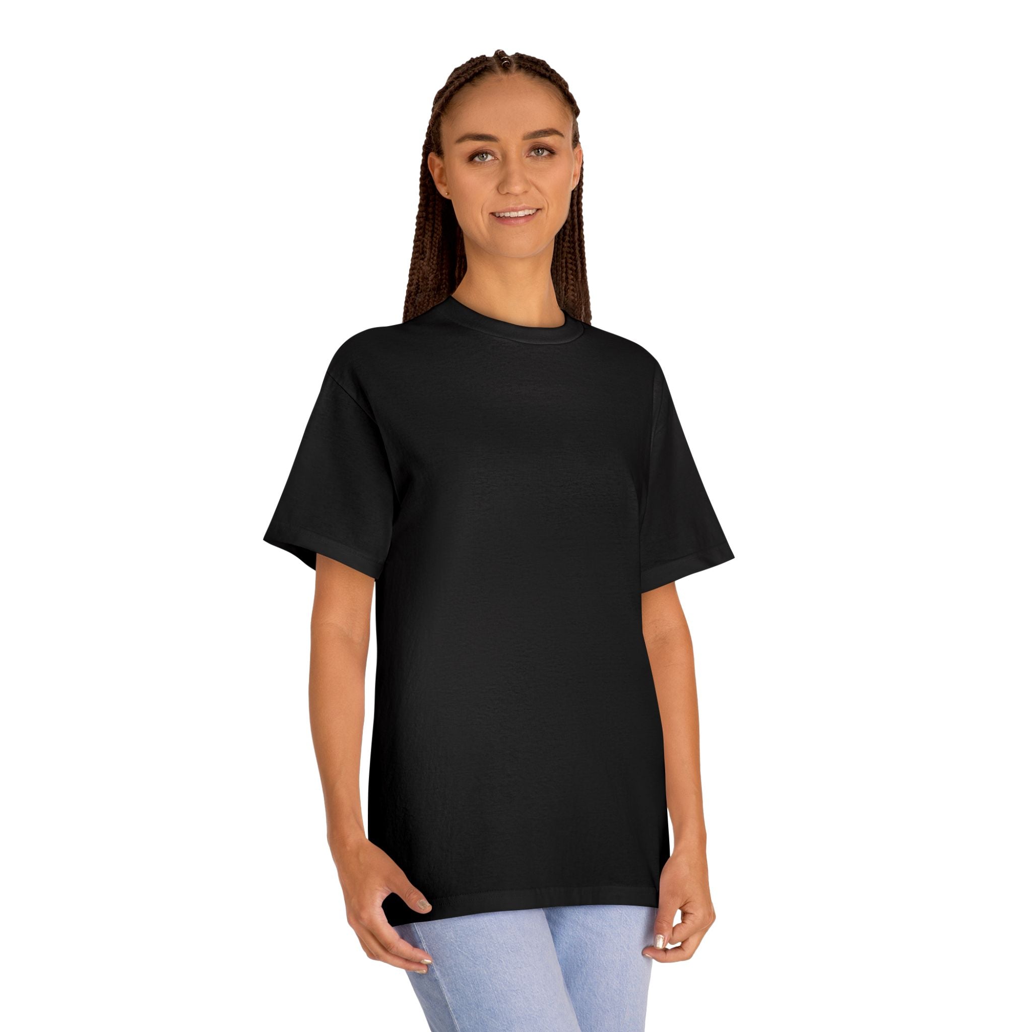 T‑Shirt — Retro Rider Graphic Tee (woman with helmet)