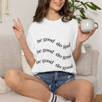Be Good Do Good Palm Tee — Graphic Palm Tree & Positive Message T-Shirt